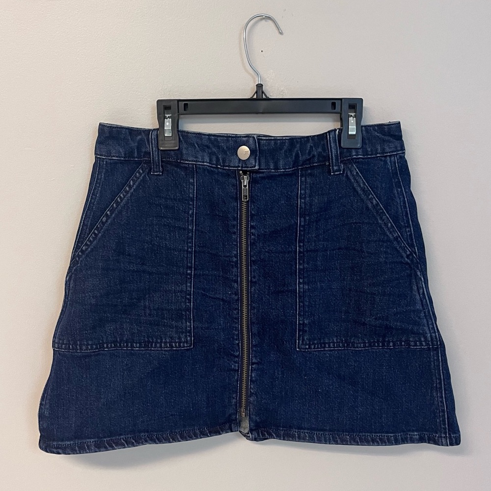 Madewell denim skirt zip up 28 Madewell western cowgirl